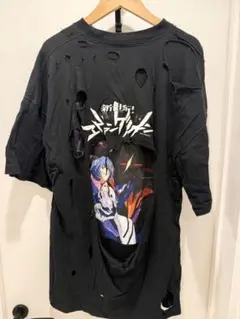 SEVESKIG エヴァンゲリオン ダメージ加工 Tシャツ Mのサムネイル