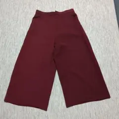 STORY ガウチョパンツ ボルドー 7号