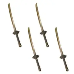 武器チャーム　刀 金古美　4個