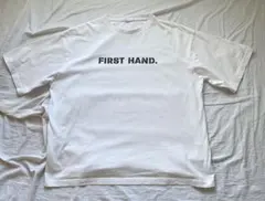 フリークスストア Firsthand ロゴプリント Tシャツ ホワイト