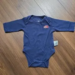 THE NORTH FACE ベビーネイビーロンパース 70