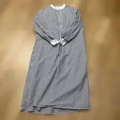 ストライプ ワンピース グリーンレーベルリラクシング