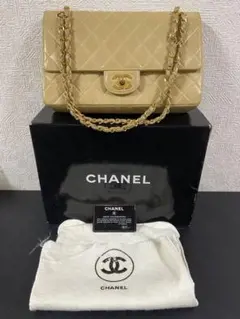 限定セール中⭐️CHANELシャネルマトラッセベージュバックラムスキンヴィンテージ