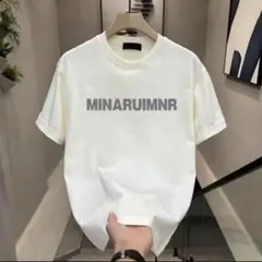 【 新品 送料無料 】 3L メンズ Tシャツ MINARUIMNR ホワイト