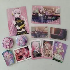 巡音ルカ 缶バッジ エピカ ぱしゃこれ ウエハース アニメイト特典 ポストカード