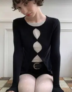 SHEIN トップス ドット FEKET smyeon haku giunon