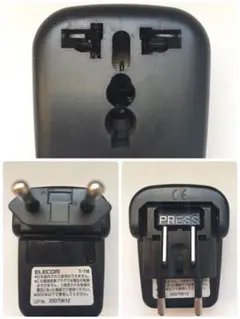 エレコム ELECOM 海外専用マルチ電源変換プラグ T-TM 1個のサムネイル