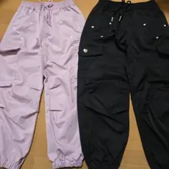 ハートカーゴパンツ2枚セット