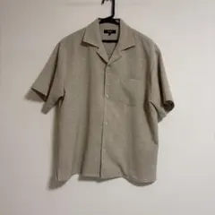 BEAMS HEART オープンカラーシャツ ベージュ Sサイズのサムネイル