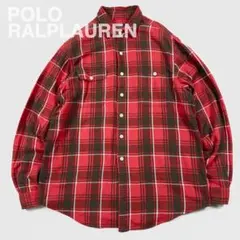 POLO RALPH LAUREN ラルフローレン ネルシャツ XL