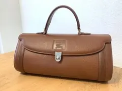 Burberryバーバリー ★筒型 レザー ミニハンドバッグ ヴィンテージ　希少のサムネイル
