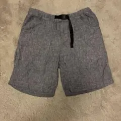 グラミチ リネン混クライミングショートパンツ Mサイズ ミックスネイビー