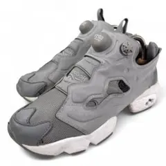 リーボック 23.5 インスタ ポンプフューリー スニーカー グレー