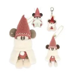 ディズニー　リルリンリン　ぬいぐるみチャーム　バッジ　キーチェーン　カプセルトイ