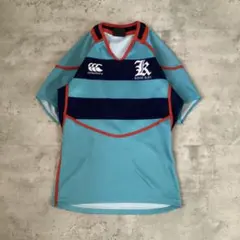 CANTERBURY カンタベリー　半袖Tシャツ　スポーツウェア　ブルー