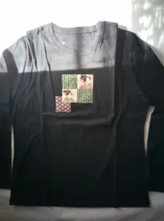 長袖パッチワークTシャツ　浮世かんざし