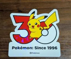 ポケモン pokemon 韓国限定 30周年記念 ステッカー ピカチュウ②
