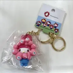 サンリオ×ミャクミャクなりきり立体マスコットカラー キーホルダー マイメロディー