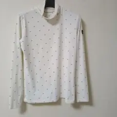 le coq sportif　ドット柄ハイネック長袖トップス