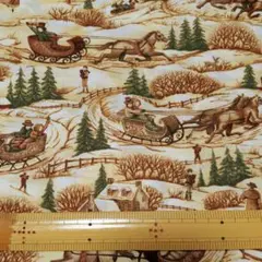Winter Traditions柄　110cm Benartex