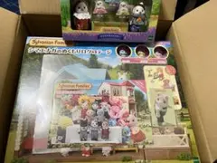 シマエナガのぬくもりログコテージ　シマエナガファミリー　 ポストカード　セット