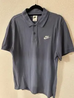 Nike ブルーグレー ポロシャツ