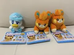 ポケモン ぬいぐるみバッジinモンスターボールケース　Vol.1 3コセット