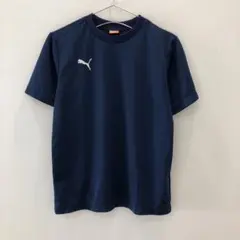 k*u様 J1876 PUMA ネイビー 半袖Tシャツ 160