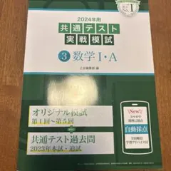 2024年用　共通テスト実践模試　数学ⅠA