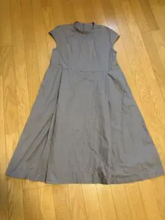 無印良品　フレンチスリーブ　ワンピース