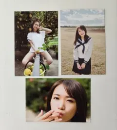 秋元真夏 ポストカード 3枚セット 写真集 特典 乃木坂46のサムネイル