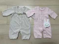 SLAP SLIPカバーオール 2WAYオール 50〜70cm 2点セット