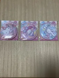 セブンイレブン限定　サンリオキャラクター 　缶ミラー　3個セット