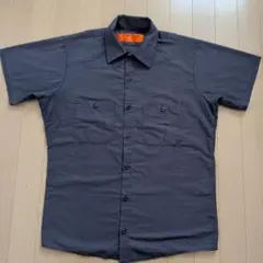 90's RED KAP ワークシャツ チャコールグレー Mのサムネイル