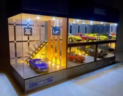 marc様専用・1/18スケール3台用・照明付ディスプレイBOX/ネオジオラマ