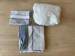 布団用カバー3点セット　布団カバー　枕カバー　シーツカバー　シングル用