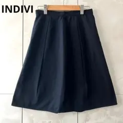 INDIVI ネイビー　フォーマル　スカート 05 プリーツのサムネイル