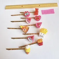 ハンドメイド　ヘアピン