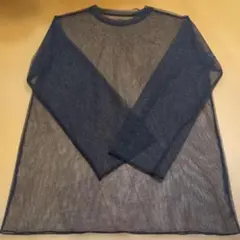 美品 JEANASIS ラメチュールトップス