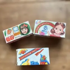 昭和レトロ　食玩おまけロッテガム　リカちゃん　ジョイントロボ　グリコスポロガムのサムネイル
