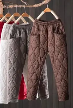 キルティングパンツ