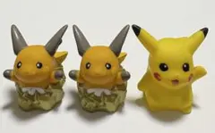 ポケモン　ゆび人形 ピカチュウ　ライチュウ　3体セット