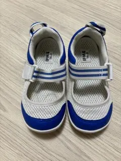 IFME キッズシューズ 16.0 白/青