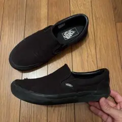 VANS スリッポン　ブラック