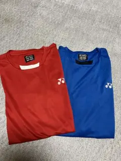 YONEX Tシャツ 2枚セット10603 赤 青 Lサイズ