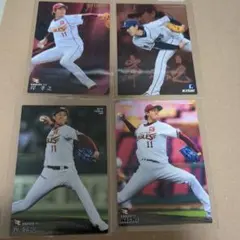 プロ野球チップス 東北楽天イーグルス岸孝之選手4枚まとめ