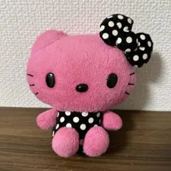 【希少・2012年】　サンリオ　ハローキティ　ビビットピンク　ドット　ぬいぐるみ