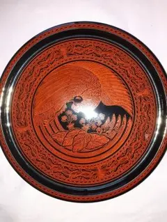 きんま　漆器　朱肉入れ 朱肉入れ 金ムラ | nanigashi オンラインショップ