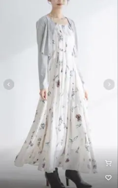 snidel カーデセットフローラルプリントキャミワンピース - メルカリ