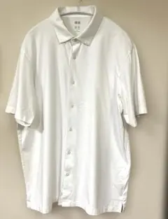 UNIQLO ユニクロ エアリズム　半袖シャツ ホワイト XL